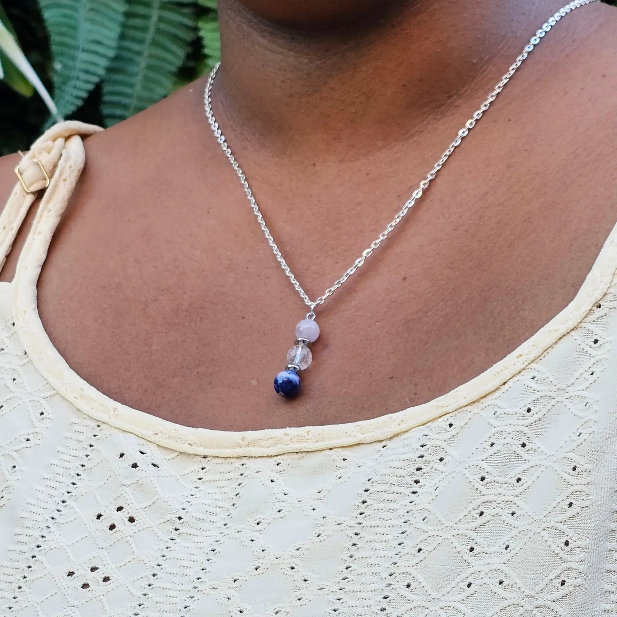 Collier Éclat d’Esprit – Intuition & Clarté Alunéa