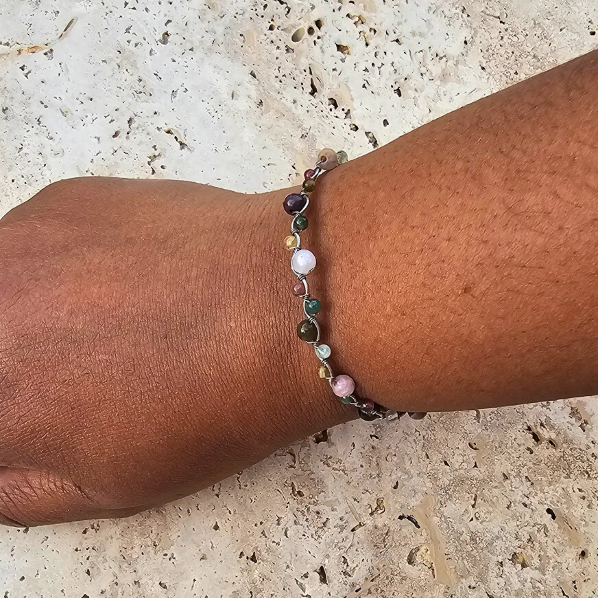 Bracelet Éclat Nomade - Protection et Intuition Alunea