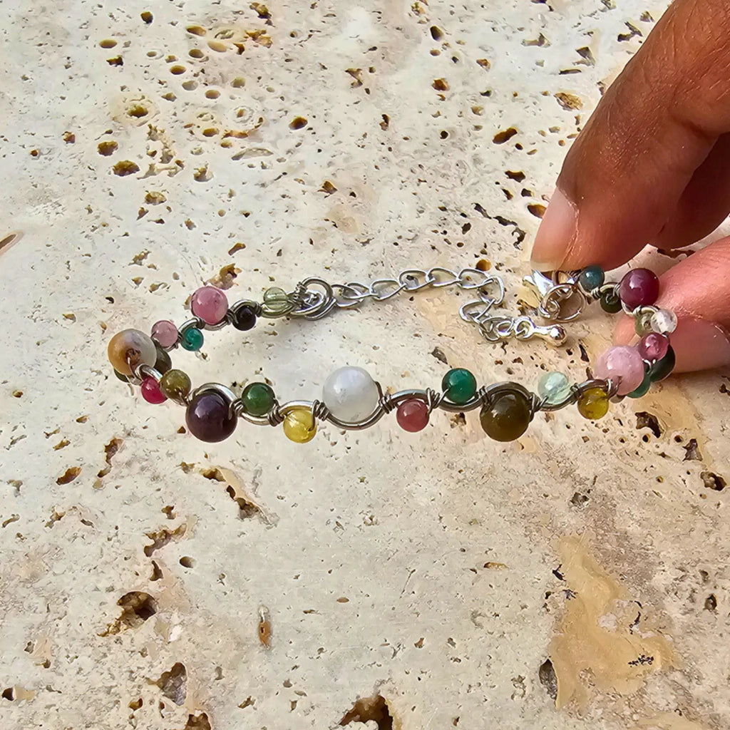 Bracelet Éclat Nomade - Protection et Intuition Alunea