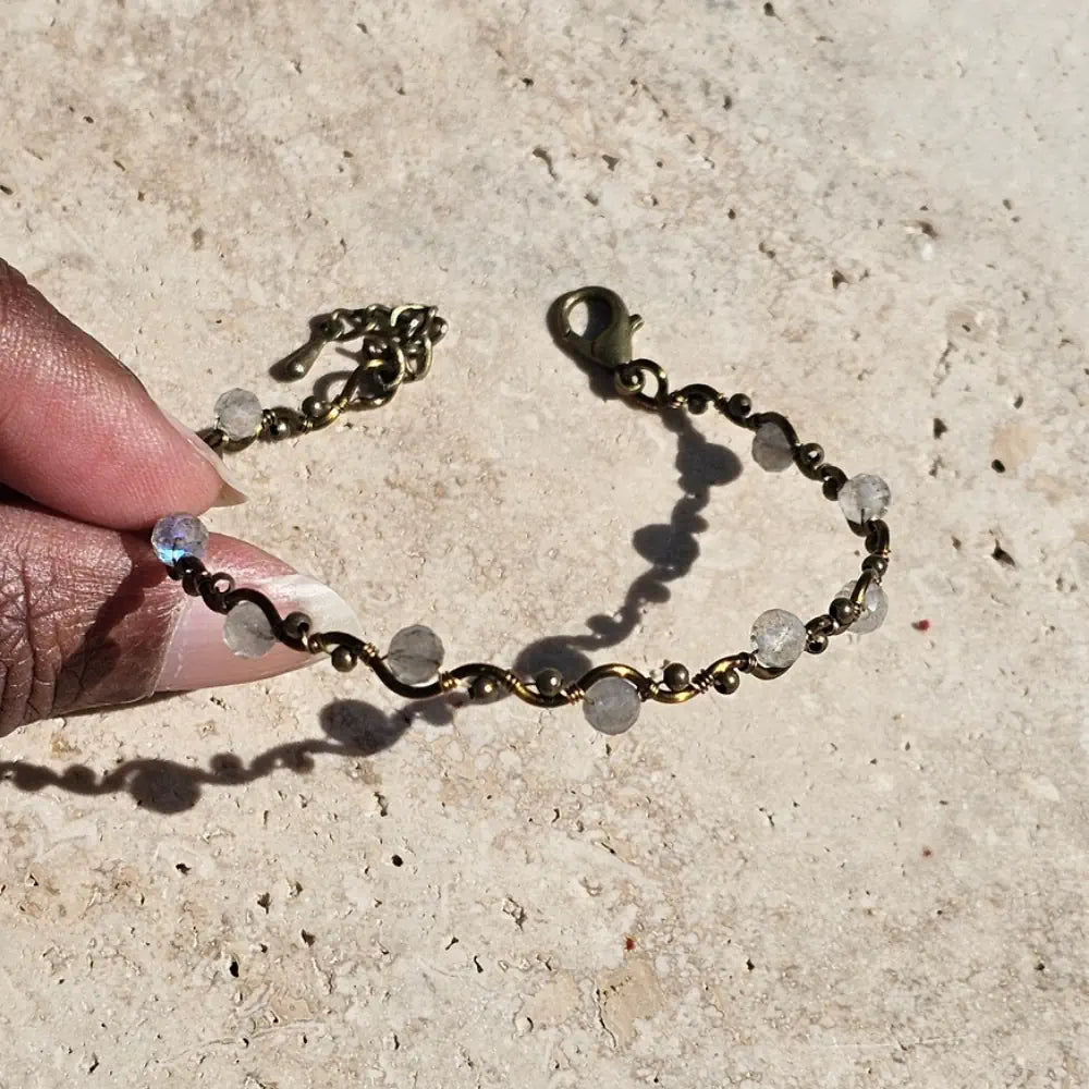 Bracelet Liane Céleste – Douceur & Équilibre intérieur Alunéa