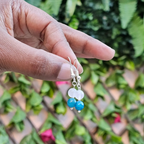 Boucles d'oreilles Murmure d'azur - Communication & Douceur Alunea