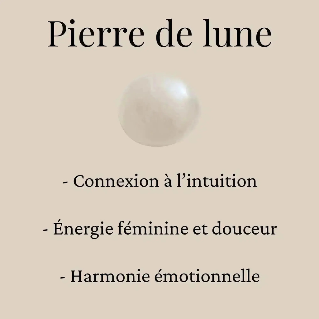 Bracelet Lune Intérieure – intuition, protection et clarté Alunéa