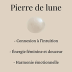 Bracelet Lune Intérieure – intuition, protection et clarté Alunéa