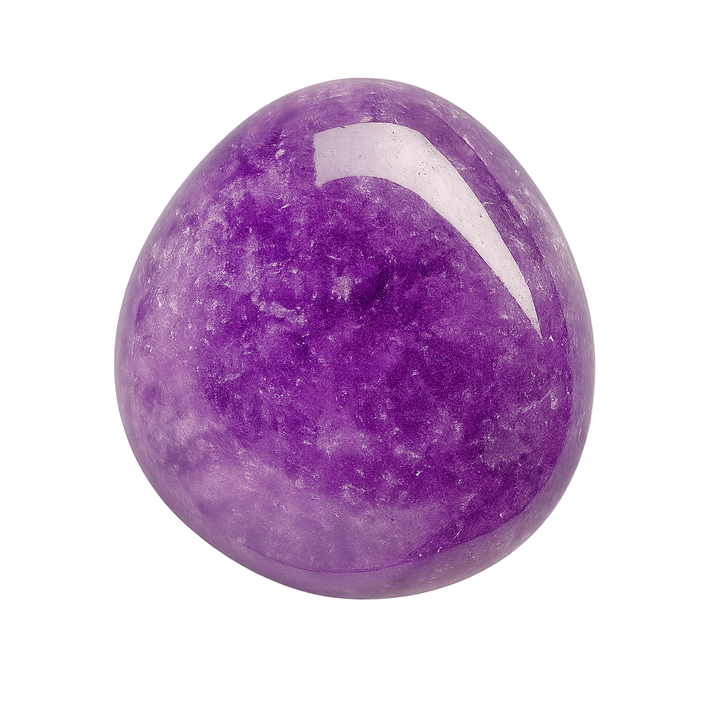 image pierre roulée de l'améthyste