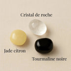 pierres roulées bracelet présence solaire