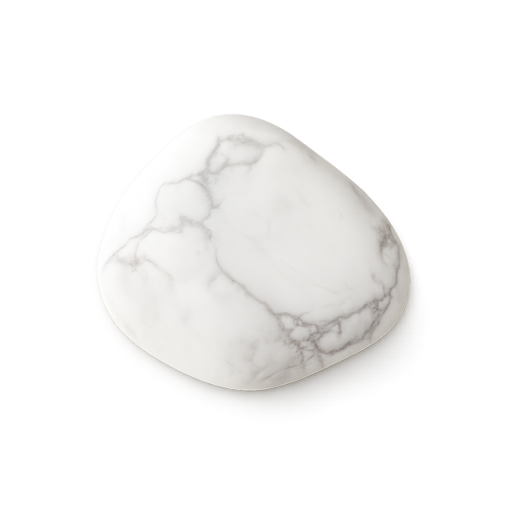 Image pierre roulée Howlite