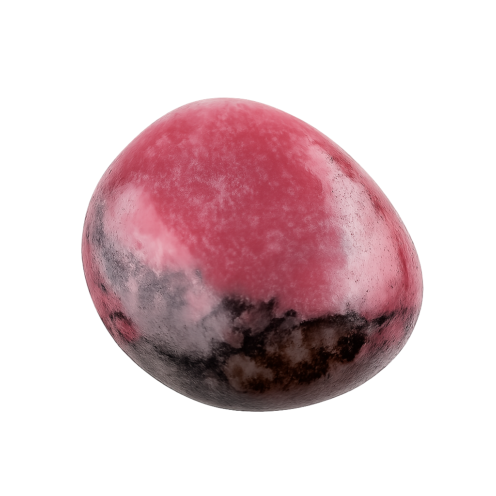 Image pierre roulée rhodonite