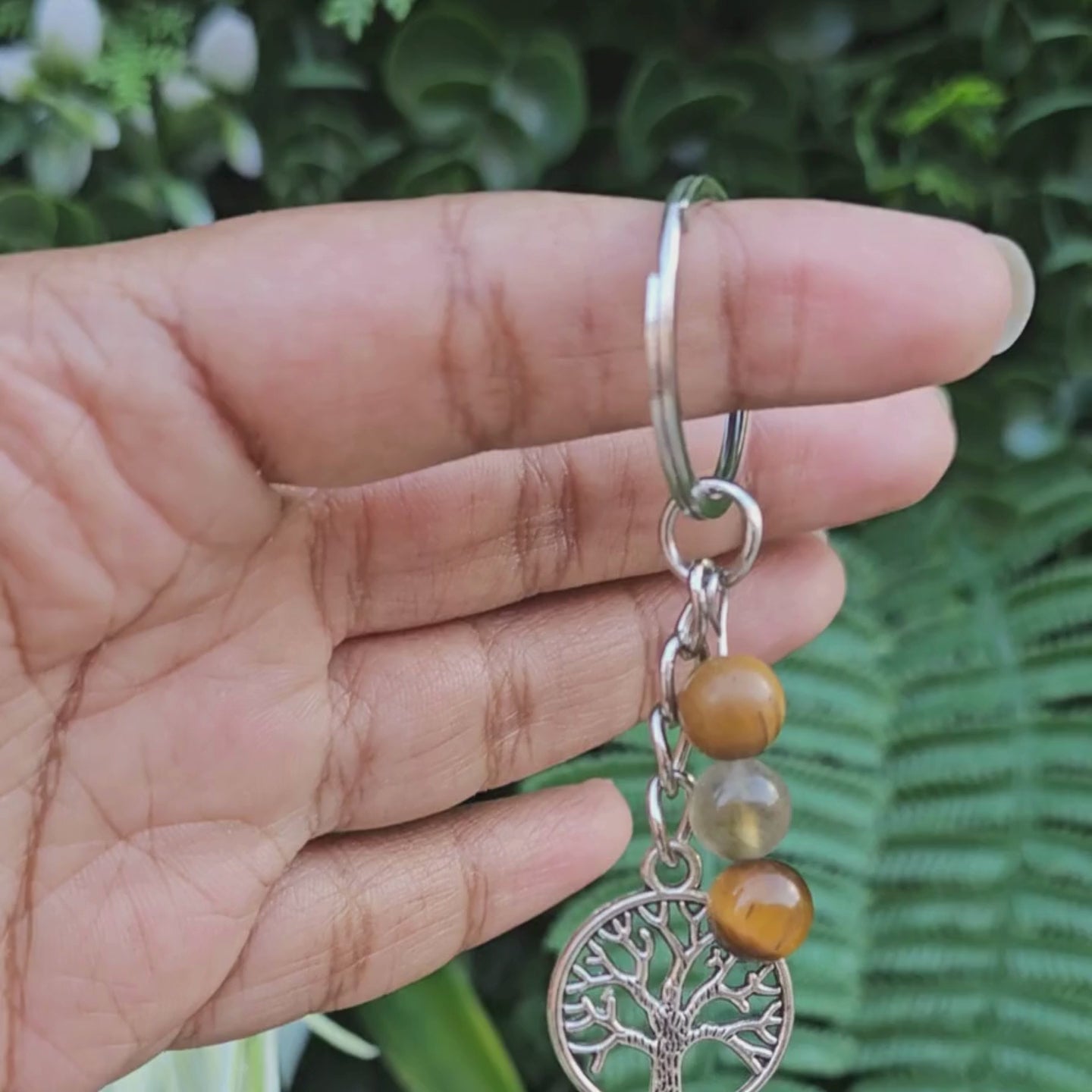 Porte-clés racine solaire - protection & énergie positive