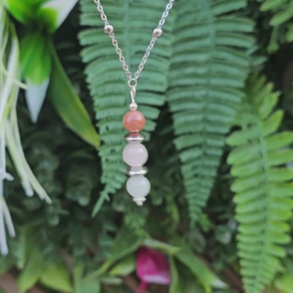 Collier Cœur Solaire - féminin sacré & rayonnement intérieur