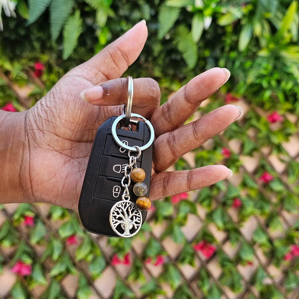 Porte-clés racine solaire - protection & énergie positive Alunéa