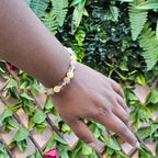 Bracelet Harmonie Dorée – abondance et réussite Alunéa