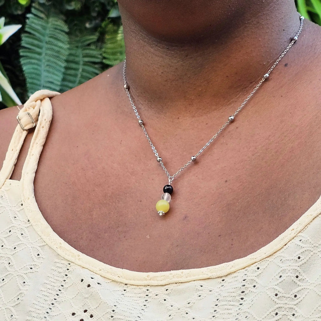 Collier Alignement Solaire - Ancrage & Clarté Intérieure Alunéa