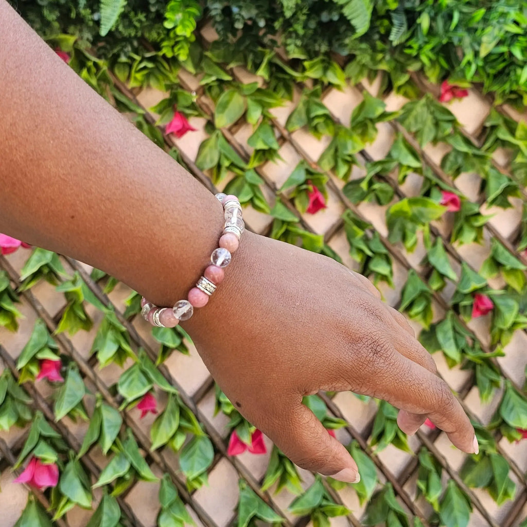 Bracelet Rose Alchimique - amour de soi et guérison émotionnelle Alunéa